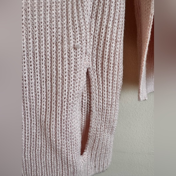 Lululemon Time To Restore Cashmere Knit Sweater Thumbholes - Misty Pink Size 8 - Picture 10 of 16